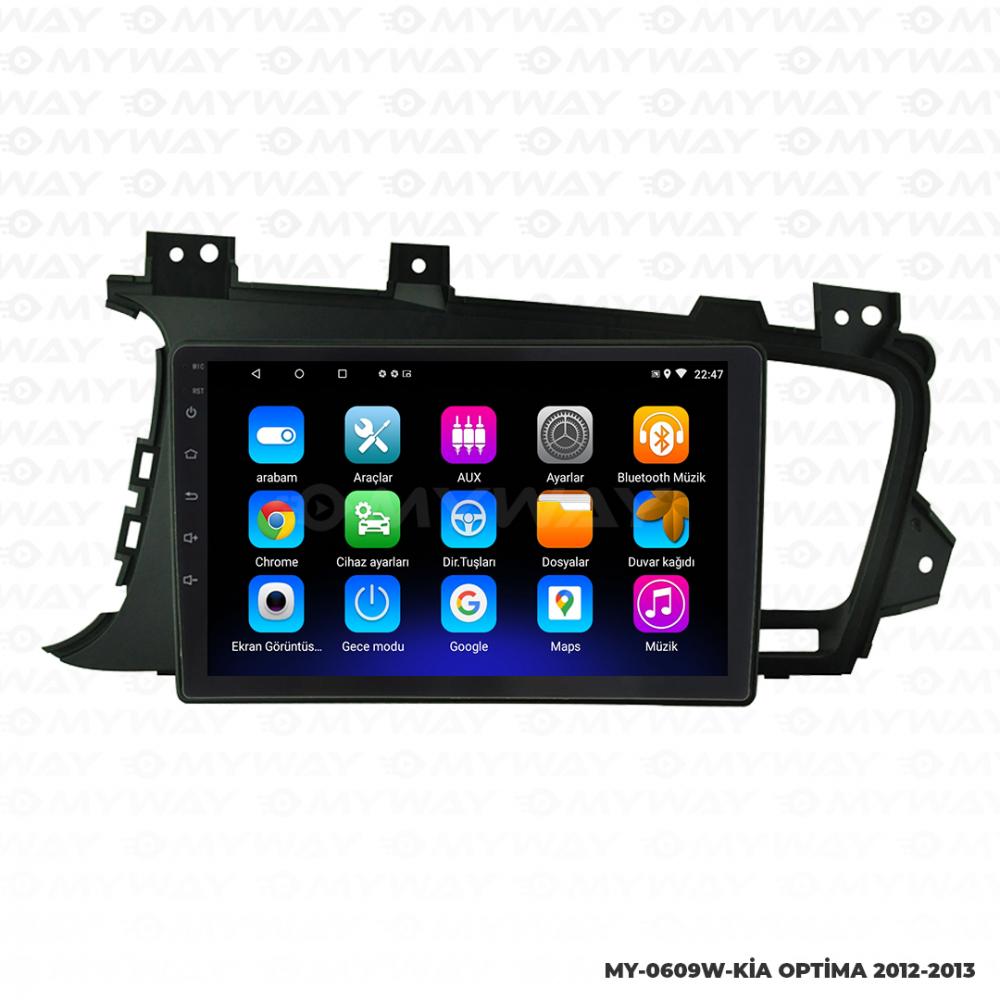 KİA OPTİMA ANDROİD 12 KABLOSUZ CARPLAY NAVİGASYON MULTİMEDYA EKRAN TEYP