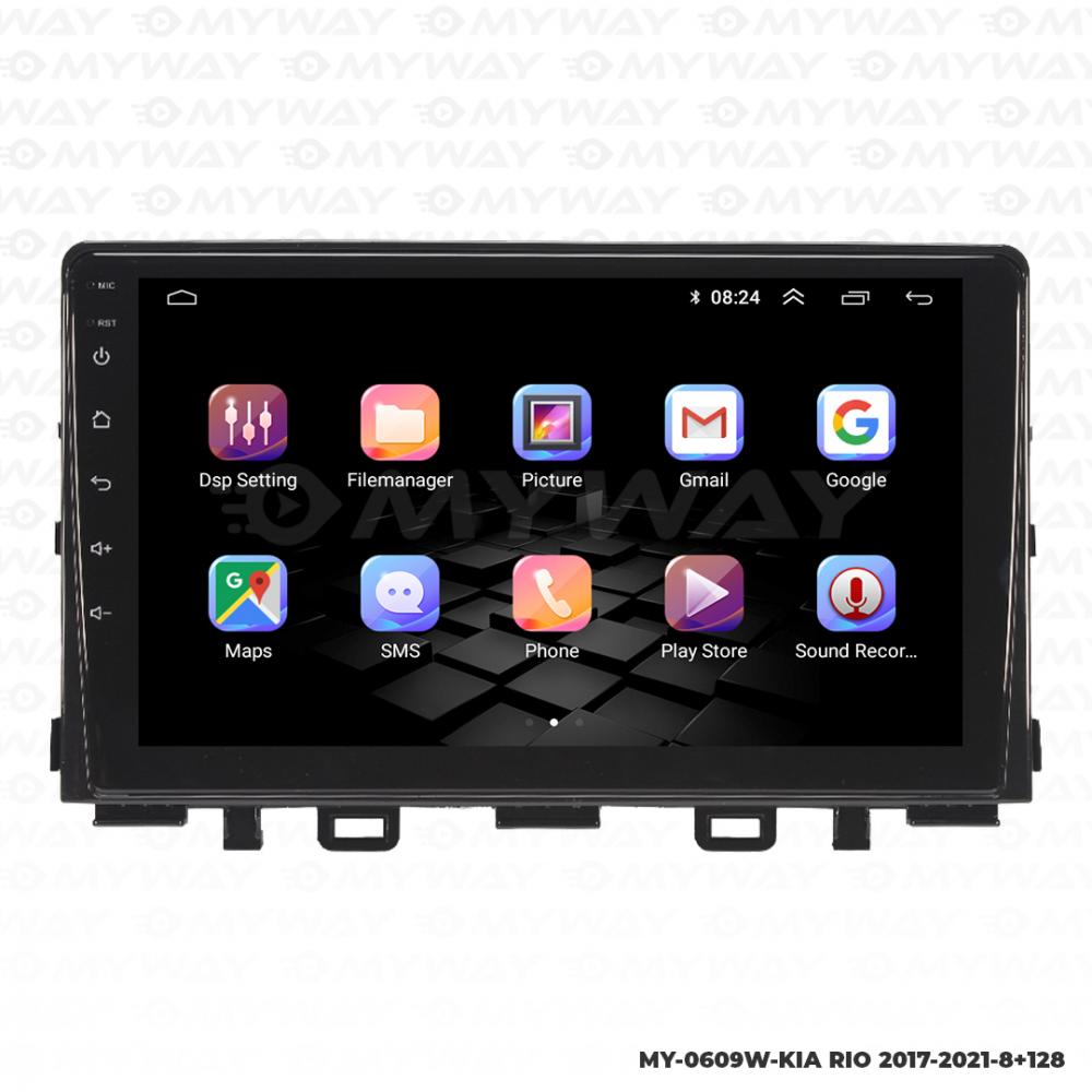 KİA RİO ANDROİD MULTİMEDYA 4GB RAM CARPLAY NAVİGASYON EKRAN MYWAY