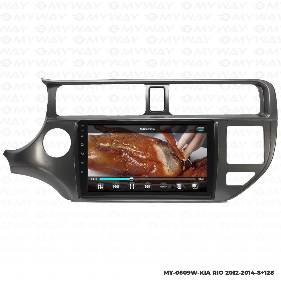 KİA RİO ANDROİD 12 MULTİMEDYA CARPLAY 4GB RAM+64GB HDD 2012-2014 ...