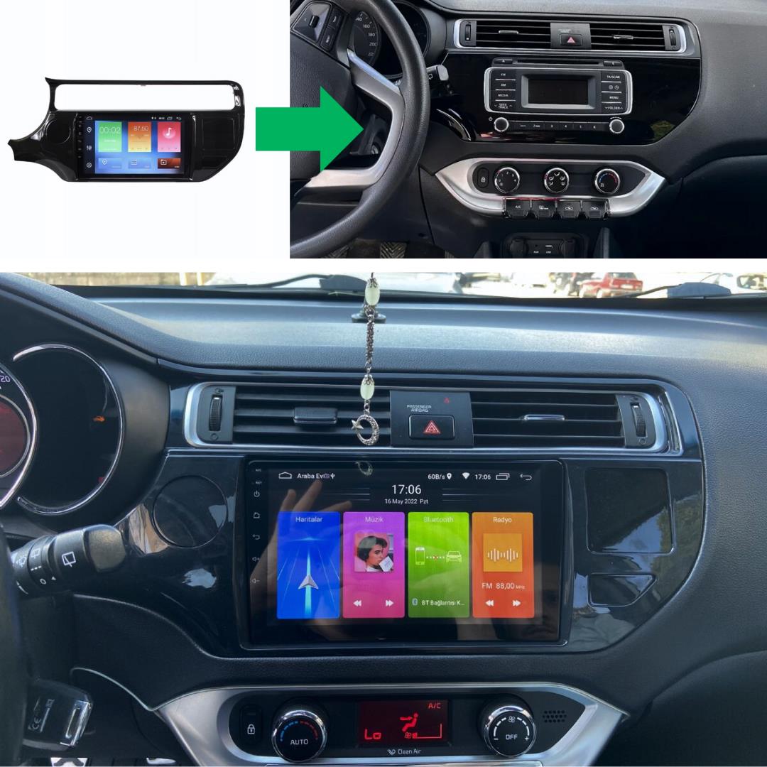 Kia Rio Android Multimedya Sistemi 4-64 Fimex (2015-2018) - 5,491.67 TL ...