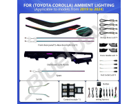 TOYOTA COROLLA FULL SET TRİM AMBİYANS