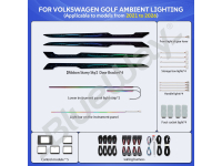 VOLKSWAGEN GOLF 8 TRİM AMBİYANS SET