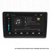 Araç Multimedya Dacia Sandero Android 12 Carplay 4Gb Ram + 64Gb Hdd 2009-2013 Navigasyon Ekran MYW