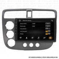 Araç Multimedya Honda V-Tech 2 Android 12 Carplay 4Gb Ram + 64Gb Hdd Navigasyon Ekran MYW