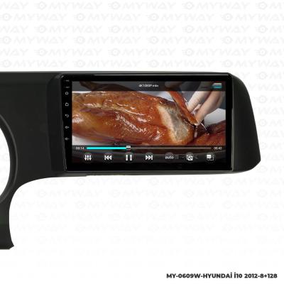 Araç Multimedya Hyundai İ10 Android 12 Carplay 4Gb Ram + 64Gb Hdd 2012 Navigasyon Ekran MYW
