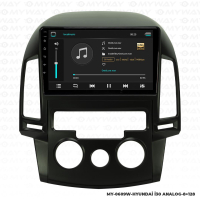 Araç Multimedya Hyundai İ30 Android 12 Carplay 4Gb Ram + 64Gb Hdd Analog Navigasyon Ekran MYW