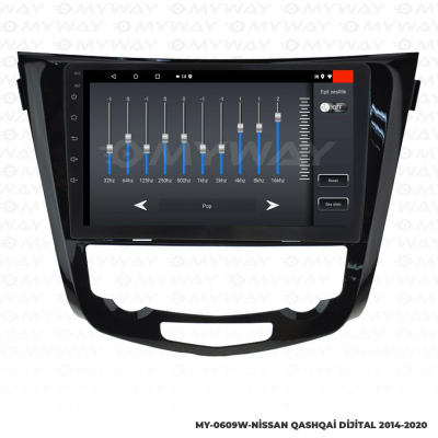 Araç Multimedya Nissan Qashqai Android 12 Carplay 4Gb Ram + 64Gb Hdd Digital Navigasyon Ekran MYW