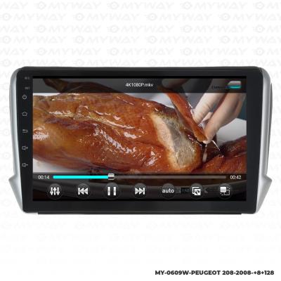 Araç Multimedya Peugeot 2008 Android 12 Carplay 4Gb Ram + 64Gb Hdd Navigasyon Ekran MYW