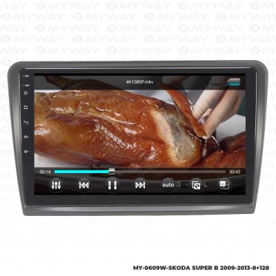 Araç Multimedya Skoda Superb Android 12 Carplay 4Gb Ram + 64Gb Hdd 2009-2013 Navigasyon Ekran MYW