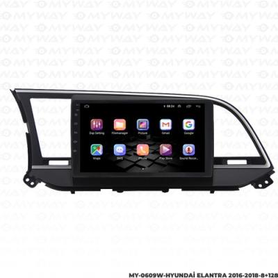 Myway Hyundai Elantra Android Multimedya 4gb Ram Carplay Navigasyon Ekran