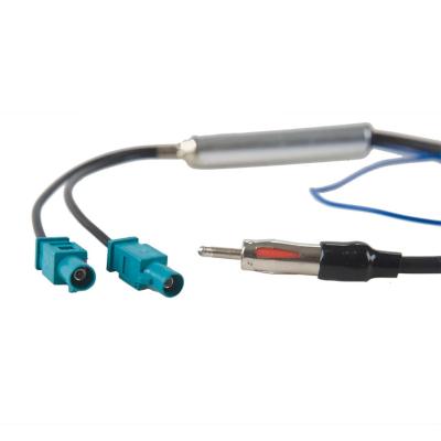 Oto Radyo Sinyal Güçlendirici Universal Çift Soketli AM / FM Car Radio Signal Amplifier Booster