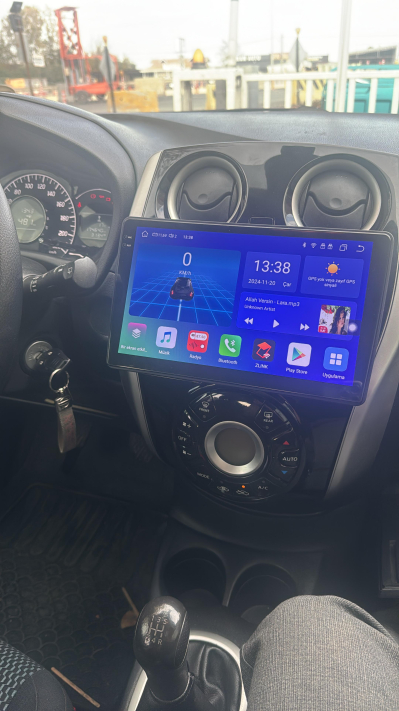 Araç Multimedya Nissan Note Android 12 Carplay 4Gb Ram + 64Gb Hdd Navigasyon Ekran MYW