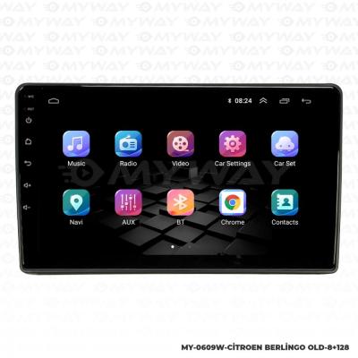 CİTROEN BERLİNGO-PEUGEOT PARTNER TEPEE ANDROİD MULTİMEDYA 4GB RAM CARPLAY NAVİGASYON EKRAN - MYWAY