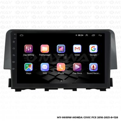 HONDA CİVİC FC5 ANDROİD MULTİMEDYA 6GB RAM CARPLAY NAVİGASYON EKRAN - MYWAY