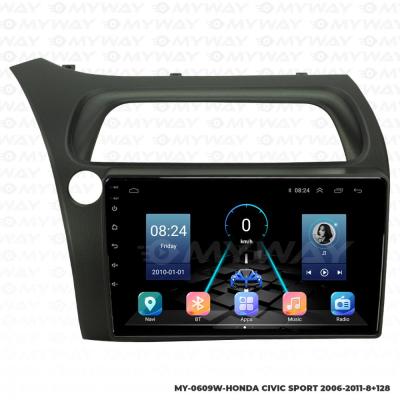 HONDA CİVİC SPORT ANDROİD MULTİMEDYA CARPLAY NAVİGASYON EKRAN - 8GB RAM+128GB HDD - MYWAY