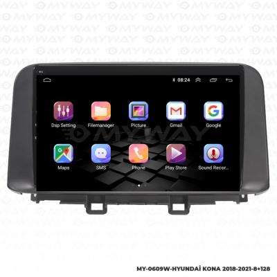HYUNDAİ KONA ANDROİD MULTİMEDYA CARPLAY NAVİGASYON EKRAN - 8GB RAM+128GB HDD - MYWAY