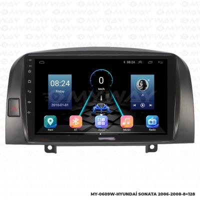 HYUNDAİ SONATA ANDROİD MULTİMEDYA CARPLAY NAVİGASYON EKRAN - 8GB RAM+128GB HDD - MYWAY