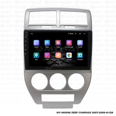 JEEP COMPASS ANDROİD MULTİMEDYA CARPLAY NAVİGASYON EKRAN - 8GB RAM+128GB HDD - MYWAY