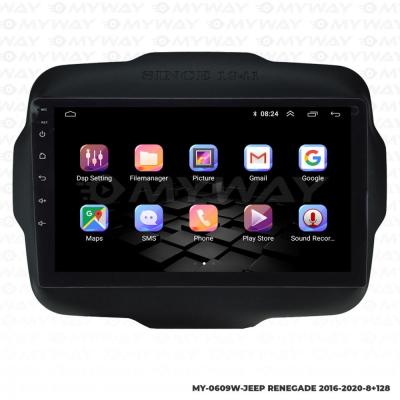 JEEP RENEGADE ANDROİD MULTİMEDYA 4GB RAM CARPLAY NAVİGASYON EKRAN - MYWAY