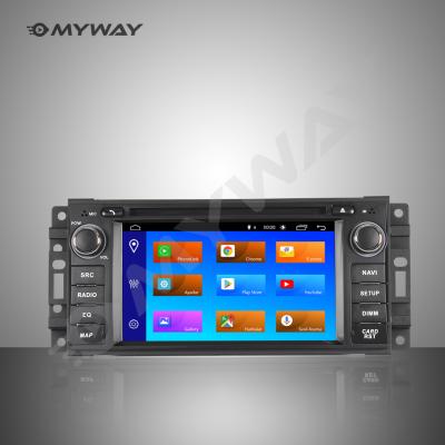 JEEP WRANGLER SESLİ KOMUT ÖZELLİKLİ ANDROİD NAVİGASYON MULTİMEDYA EKRAN OTO TEYP 2GB RAM+32GB HDD