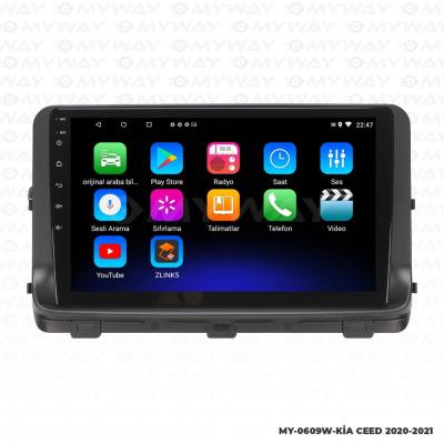 KİA CEED 2020-2021 ANDROİD MULTİMEDYA CARPLAY NAVİGASYON EKRAN - 8GB RAM+128GB HDD - MYWAY