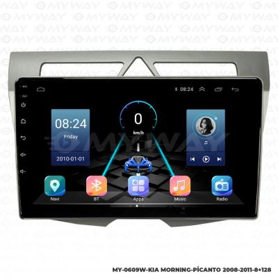 KİA MORNİNG-PİCANTO ANDROİD MULTİMEDYA CARPLAY NAVİGASYON EKRAN - 8GB RAM+128GB HDD - MYWAY