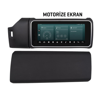 LAND ROVER SPORT 2013-2014-2015-2016 HAREKETLİ PANEL BOSCH APPLE CARPLAY ANDROİD AUTO EKRAN MULTİMEDYA - BEJ-SİYAH