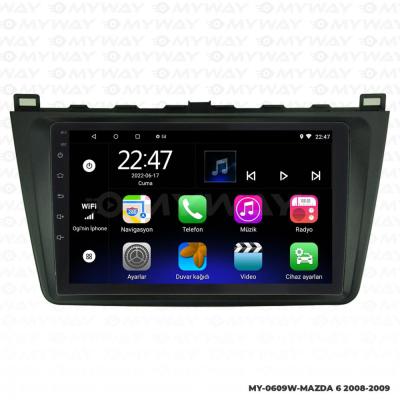 MAZDA 6 ANDROİD 12 KABLOSUZ CARPLAY NAVİGASYON MULTİMEDYA EKRAN TEYP - MYWAY MY-0609W