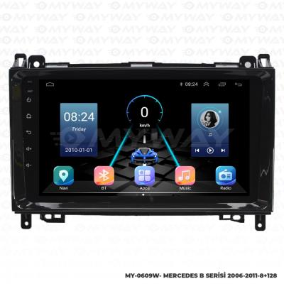 MERCEDES B SERİSİ B150-B180-B200 ANDROİD MULTİMEDYA CARPLAY NAVİGASYON EKRAN - 8GB RAM+128GB HDD - MYWAY