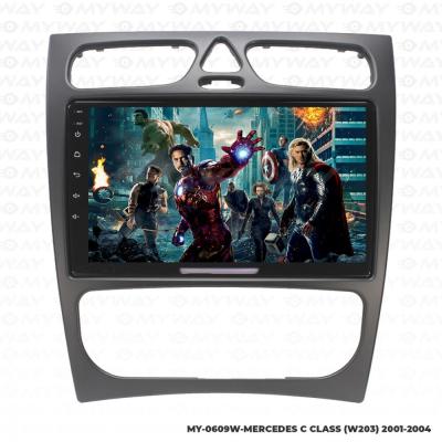 MERCEDES C CLASS W203 ANDROİD 12 KABLOSUZ CARPLAY NAVİGASYON MULTİMEDYA EKRAN TEYP - MYWAY MY-0609W