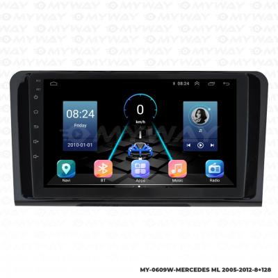 MERCEDES ML ANDROİD MULTİMEDYA CARPLAY NAVİGASYON EKRAN - 8GB RAM+128GB HDD - MYWAY