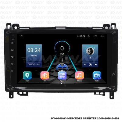 MERCEDES SPRİNTER ANDROİD MULTİMEDYA CARPLAY NAVİGASYON EKRAN - 8GB RAM+128GB HDD - MYWAY