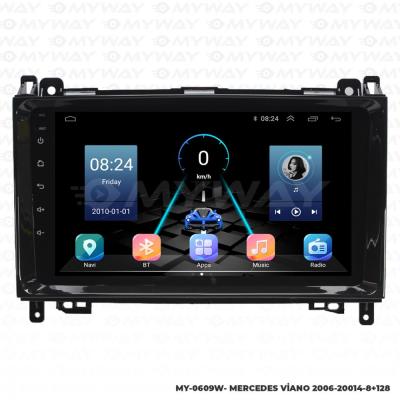 MERCEDES VİANO ANDROİD MULTİMEDYA CARPLAY NAVİGASYON EKRAN - 8GB RAM+128GB HDD - MYWAY