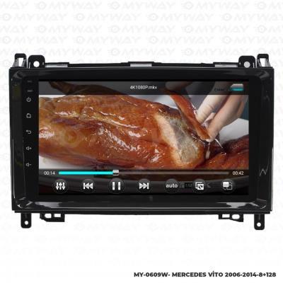 MERCEDES VİTO ANDROİD MULTİMEDYA CARPLAY NAVİGASYON EKRAN - 8GB RAM+128GB HDD - MYWAY