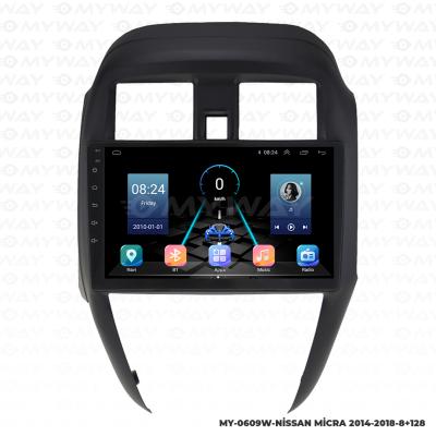 NİSSAN MİCRA ANDROİD MULTİMEDYA CARPLAY NAVİGASYON EKRAN - 8GB RAM+128GB HDD - MYWAY