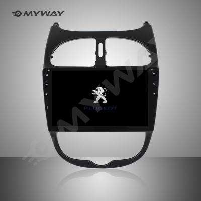 PEUGEOT 206 ANDROİD CARPLAY ÖZELLİKLİ NAVİGASYON MULTİMEDYA EKRAN OTO TEYP 2GB RAM
