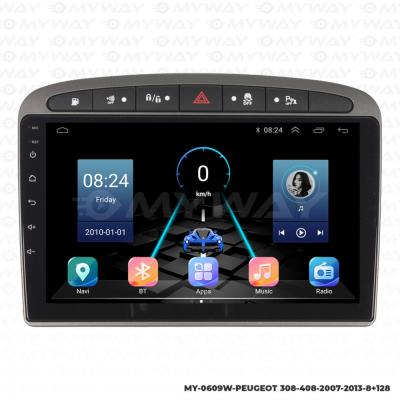 PEUGEOT 308-408 ANDROİD MULTİMEDYA CARPLAY NAVİGASYON EKRAN - 8GB RAM+128GB HDD - MYWAY