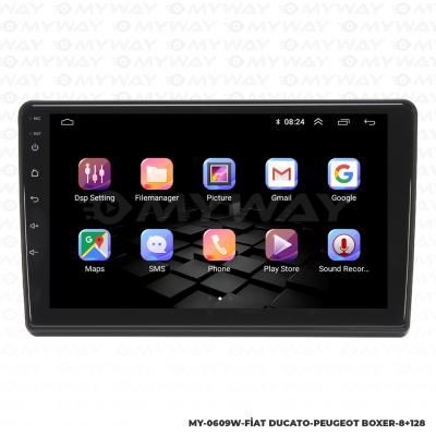 PEUGEOT BOXER ANDROİD MULTİMEDYA CARPLAY NAVİGASYON EKRAN - 8GB RAM+128GB HDD - MYWAY