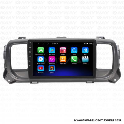 PEUGEOT EXPERT 2021 ANDROİD 12 MULTİMEDYA KABLOSUZ CARPLAY NAVİGASYON EKRAN TEYP - MYWAY MY-0609W