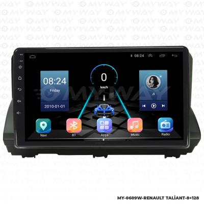 RENAULT TALİANT - DACİA SANDERO - DACİA STEPWAY ANDROİD MULTİMEDYA 4GB RAM CARPLAY NAVİGASYON EKRAN - MYWAY