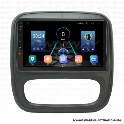 RENAULT TRAFİC ANDROİD MULTİMEDYA CARPLAY NAVİGASYON EKRAN - 8GB RAM+128GB HDD - MYWAY