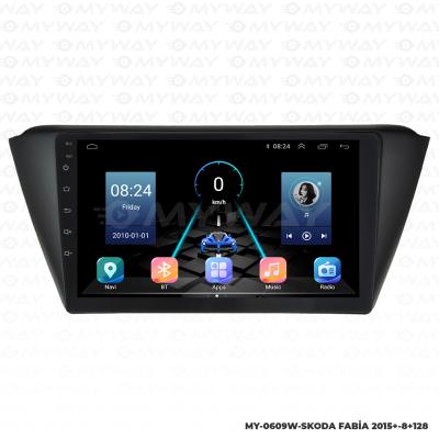 SKODA FABİA ANDROİD MULTİMEDYA CARPLAY NAVİGASYON EKRAN - 8GB RAM+128GB HDD - MYWAY
