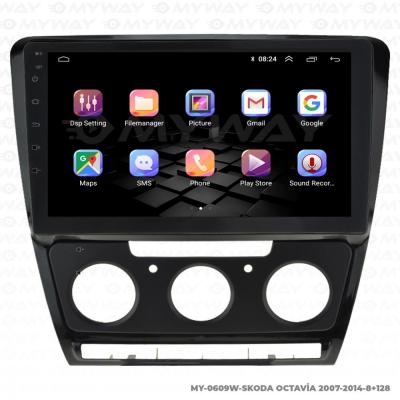 SKODA OCTAVİA ANDROİD MULTİMEDYA 4GB RAM CARPLAY NAVİGASYON EKRAN - MYWAY