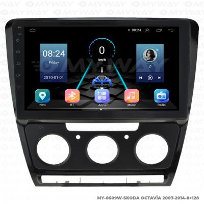 SKODA OCTAVİA ANDROİD MULTİMEDYA CARPLAY NAVİGASYON EKRAN - 8GB RAM+128GB HDD - MYWAY