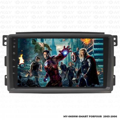 SMART FORFOUR ANDROİD 12 MULTİMEDYA KABLOSUZ CARPLAY NAVİGASYON EKRAN TEYP - MYWAY MY-0609W