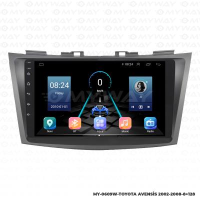 TOYOTA AVENSİS ANDROİD MULTİMEDYA CARPLAY NAVİGASYON EKRAN - 8GB RAM+128GB HDD - MYWAY