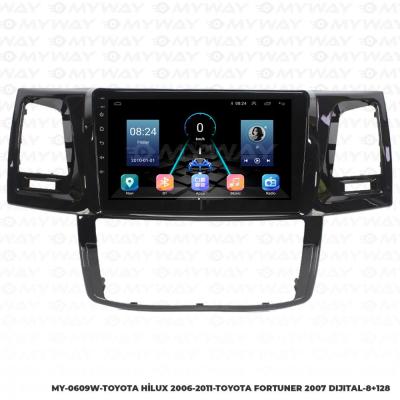 TOYOTA FORTUNER ANDROİD MULTİMEDYA CARPLAY NAVİGASYON EKRAN - 8GB RAM+128GB HDD - MYWAY