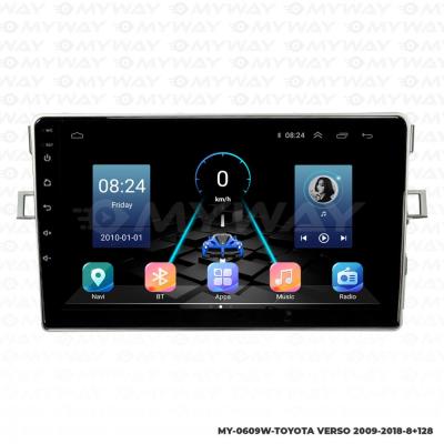TOYOTA VERSO ANDROİD MULTİMEDYA CARPLAY NAVİGASYON EKRAN - 8GB RAM+128GB HDD - MYWAY