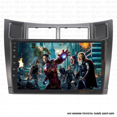 TOYOTA YARİS ANDROİD 12 MULTİMEDYA KABLOSUZ CARPLAY NAVİGASYON EKRAN TEYP - MYWAY MY-0609W