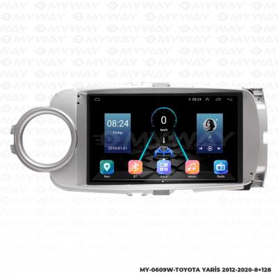 TOYOTA YARİS ANDROİD MULTİMEDYA CARPLAY NAVİGASYON EKRAN - 8GB RAM+128GB HDD - MYWAY